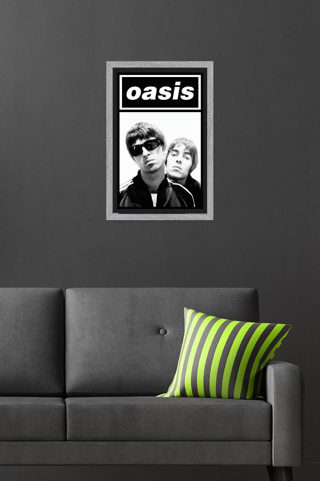 Amazon.com: Oasis - Black and White Wall Poster, 22.4L